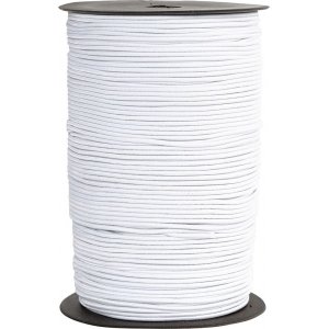 Elastische Kordel 2 mm - weiß - 250 m Elastische Kordel 2 mm - weiß - 250 m