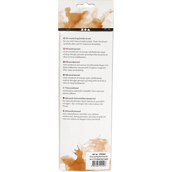 Natur Line Pinsel - Nr. 00+1+2+4 - Teller - 4 Stk Natur Line Pinsel - Nr. 00+1+2+4 - Teller - 4 Stk