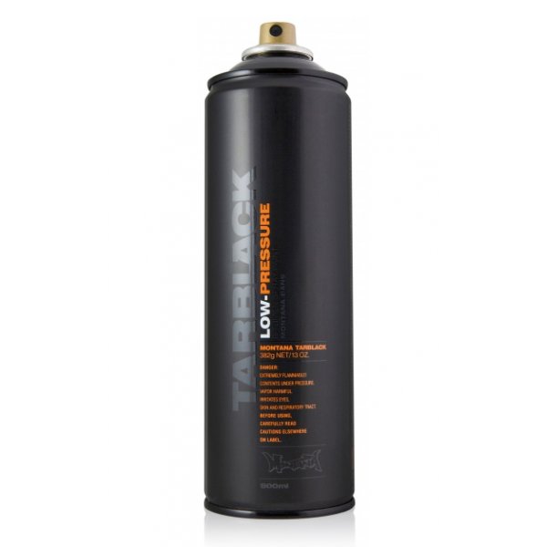 Sprhfarbe Montana Tarblack 500 ml - Niederdruck