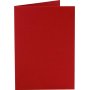 Karte - rot - 10,5 x 15 cm - 10 Stk