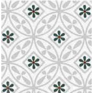 Wachstuch Eleganz Marokkanische Fliese schwarz/weiß Wachstuch Eleganz Marokkanische Fliese schwarz/weiß