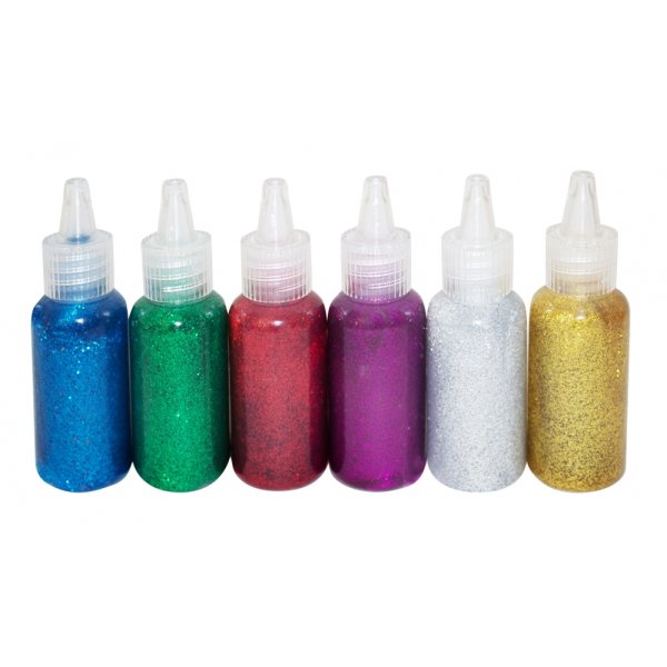 Glitzerkleberflaschen 6P