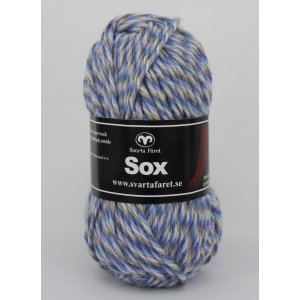 Sox 50g - Jeansblau/Hellblau/Beige/ungebleicht (12)