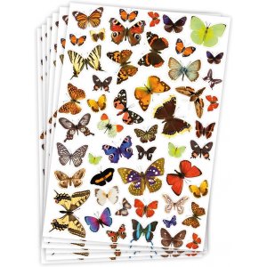 Aufkleber Schmetterlinge - 300 Stk Aufkleber Schmetterlinge - 300 Stk