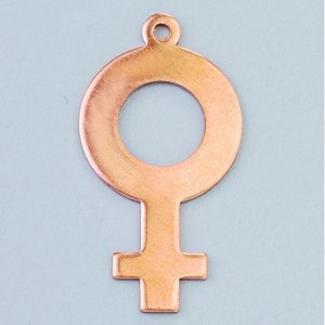 Anhänger 28 x 15 mm - feminin Anhänger 28 x 15 mm - feminin