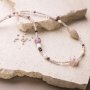 Mini DIY Kit Schmuck, rosa Harmonie, schwere Halskette