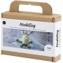 Mini-Bausatz zum Modellieren, hellgrn, dunkelgrn, Monster Lulu