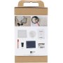 DIY Kit Kunstharzguss, quadratisches Tablett mit Terrazzo