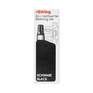 Tinte Rotring - Schwarze Tinte - 23-ml-Flasche Tinte Rotring - Schwarze Tinte - 23-ml-Flasche