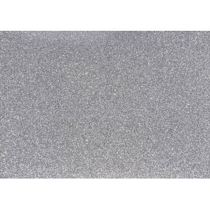 Bügelstoff - Silber - Glitzer - A5 Bügelstoff - Silber - Glitzer - A5