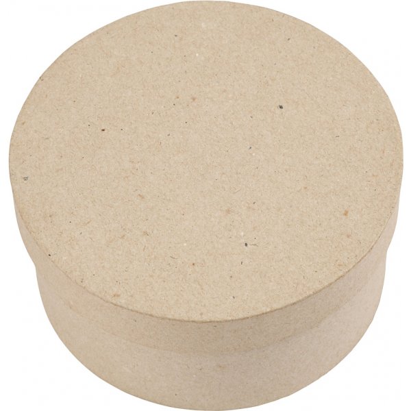 Runde Pappmach-Boxen - 3 Stck