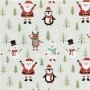 Geschenkpapier - Eisblau - Weihnachtsmotiv - 5 m