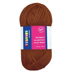Acrylgarn 50 g braun Acrylgarn 50 g braun