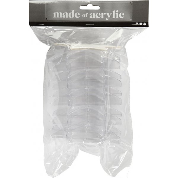 Deko-Stern - transparent - 5 Stk