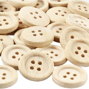 Holzknöpfe - Ø23 mm - 30 Stk Holzknöpfe - Ø23 mm - 30 Stk