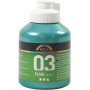 Schulfarbe Acryl - Metallic - Grn - Metallic - 500 ml
