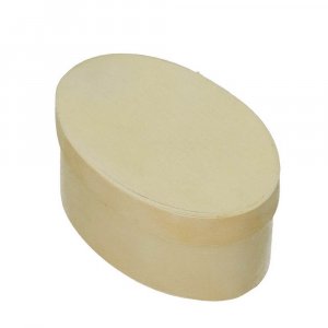 Sperrholzkiste ø 90 x 55 mm H 40 mm - unbehandelt oval Sperrholzkiste ø 90 x 55 mm H 40 mm - unbehandelt oval