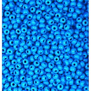 Rocailleperlen opak - hellblau Rocailleperlen opak - hellblau
