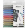 Metallic-Marker - Metallic-Farben - 12 Stk