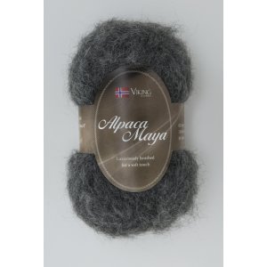 Wikingergarn Alpaka Maya 50g - Grau (715) Wikingergarn Alpaka Maya 50g - Grau (715)