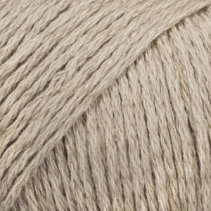 DROPS Baumwoll-Leinen-Unifarbengarn - 50 g - Beige (11) DROPS Baumwoll-Leinen-Unifarbengarn - 50 g - Beige (11)