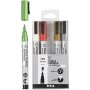 Kreidemarker - Metallicfarben - 5 Stk
