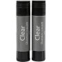Klarer Klebestift - Rund - 10 g - 2 Stk