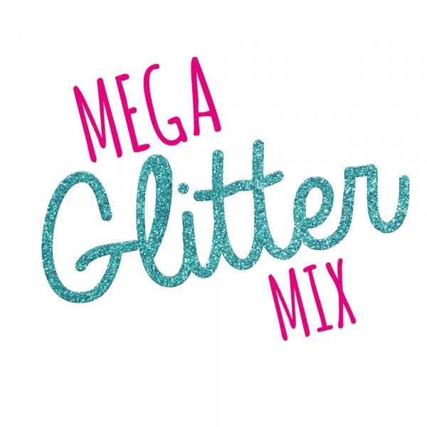 Basteln - Mega-Glitzer-Set