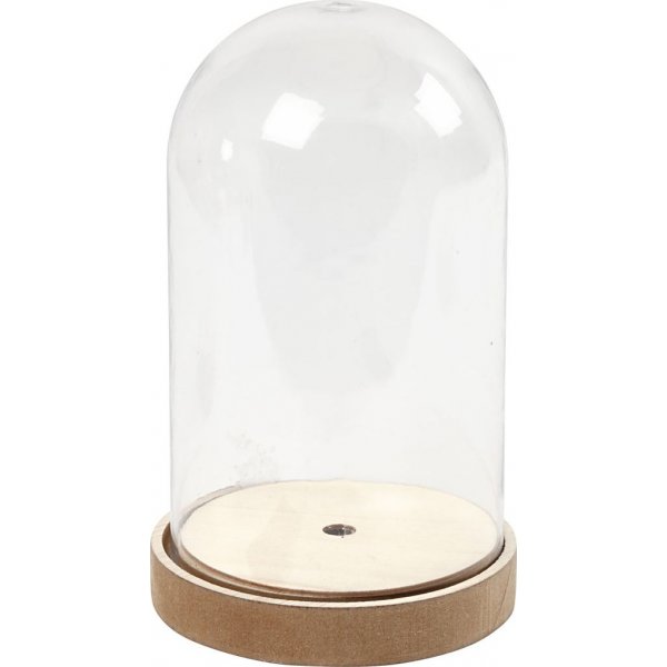 Tasse auf Holzsockel - 11 cm