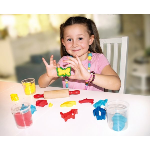 Tonformen mit Nudelholz