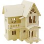 3D-Konstruktionsfigur - Haus mit Balkon