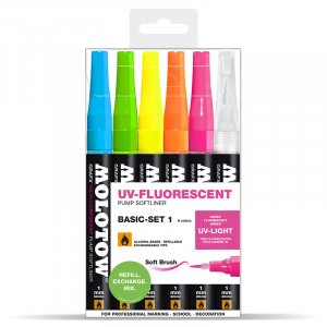 Softliner GRAFX 6 Stifte - Fluoreszierend Softliner GRAFX 6 Stifte - Fluoreszierend