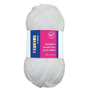 Acrylgarn 50 g weiß Acrylgarn 50 g weiß