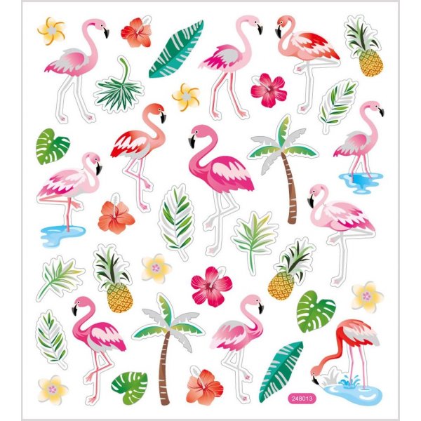 Aufkleber - Flamingo