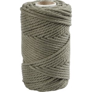 Makrameegarn - moosgrün - Ø4 mm - 55 m Makrameegarn - moosgrün - Ø4 mm - 55 m