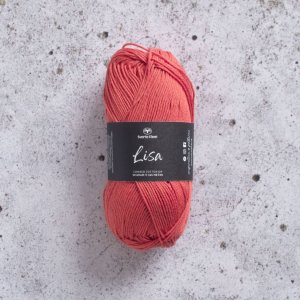 Black Sheep Lisa 8/4 Garn 50g - Rotorange Black Sheep Lisa 8/4 Garn 50g - Rotorange