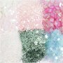 Glitzer und Pailletten - Pastellfarben - 6 x 5 g