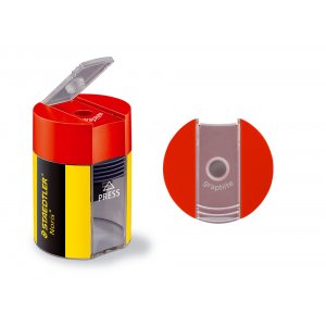 Bleistiftspitzer Noris mit Behälter Bleistiftspitzer Noris mit Behälter