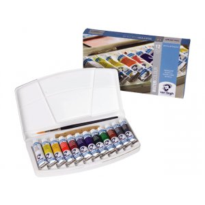 Van Gogh Aquarell-Set in Kunststoffbox (Set mit 12 Farben - 10-ml-Tuben) Van Gogh Aquarell-Set in Kunststoffbox (Set mit 12 Farben - 10-ml-Tuben)