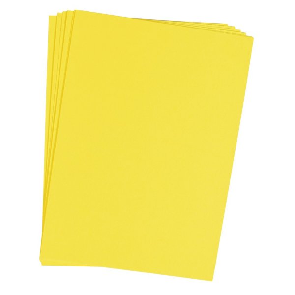 Papier 180g 25 Stck - Zitronengelb