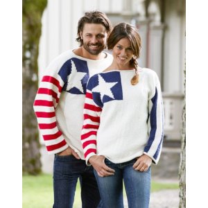 Strickmuster - Amerika-Pullover Strickmuster - Amerika-Pullover