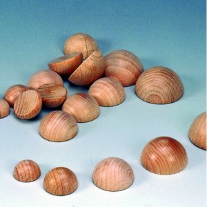 Holzhalbkugel (mehrere wählbare Größen) Holzhalbkugel (mehrere wählbare Größen)