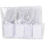 Etiketten aus stabilem Karton - 25 x 40 mm - wei - 100 Stck