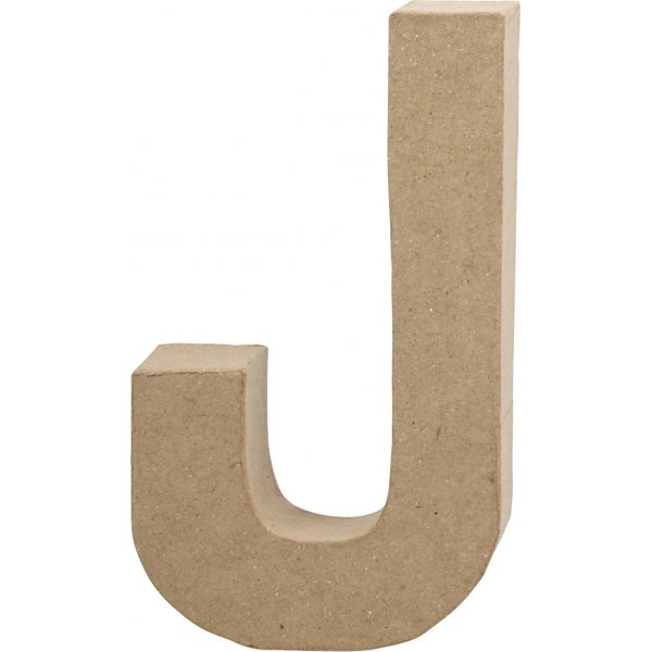 Pappbuchstabe - J - 5 cm