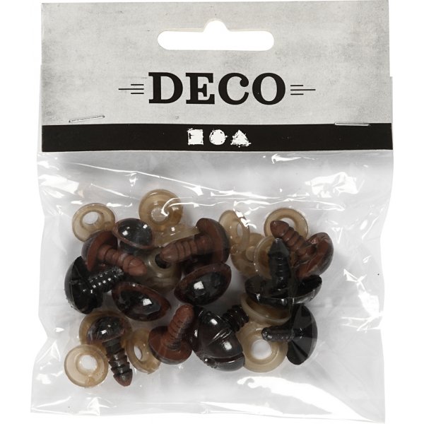 Teddyaugen und Teddybren - 12 Stk