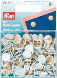 Heftklammern Wiprysto weißes Zelluloidoberteil 130 Stk Heftklammern Wiprysto weißes Zelluloidoberteil 130 Stk