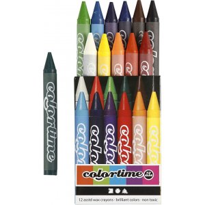 Colortime Buntstifte - gemischte Farben - 12 Stk Colortime Buntstifte - gemischte Farben - 12 Stk