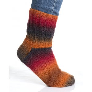 Wikingergarn Nordlys 100g - Orange/Rot/Schwarz (955) Wikingergarn Nordlys 100g - Orange/Rot/Schwarz (955)