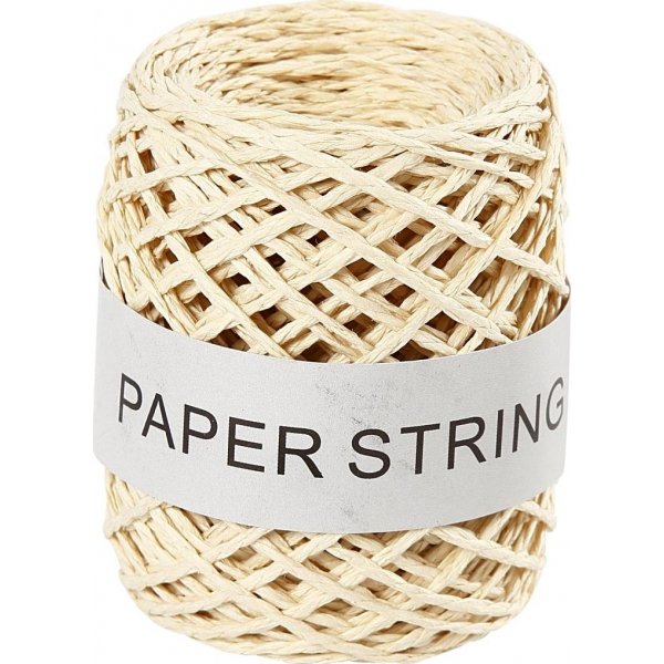 Papierschnur - natur - 50 m