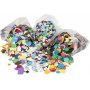 Kartonmosaik - gemischte Farben - 8 x 180 g